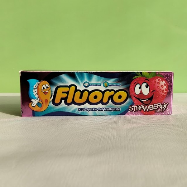 Флюоро детская зубная паста Клубника 50 г