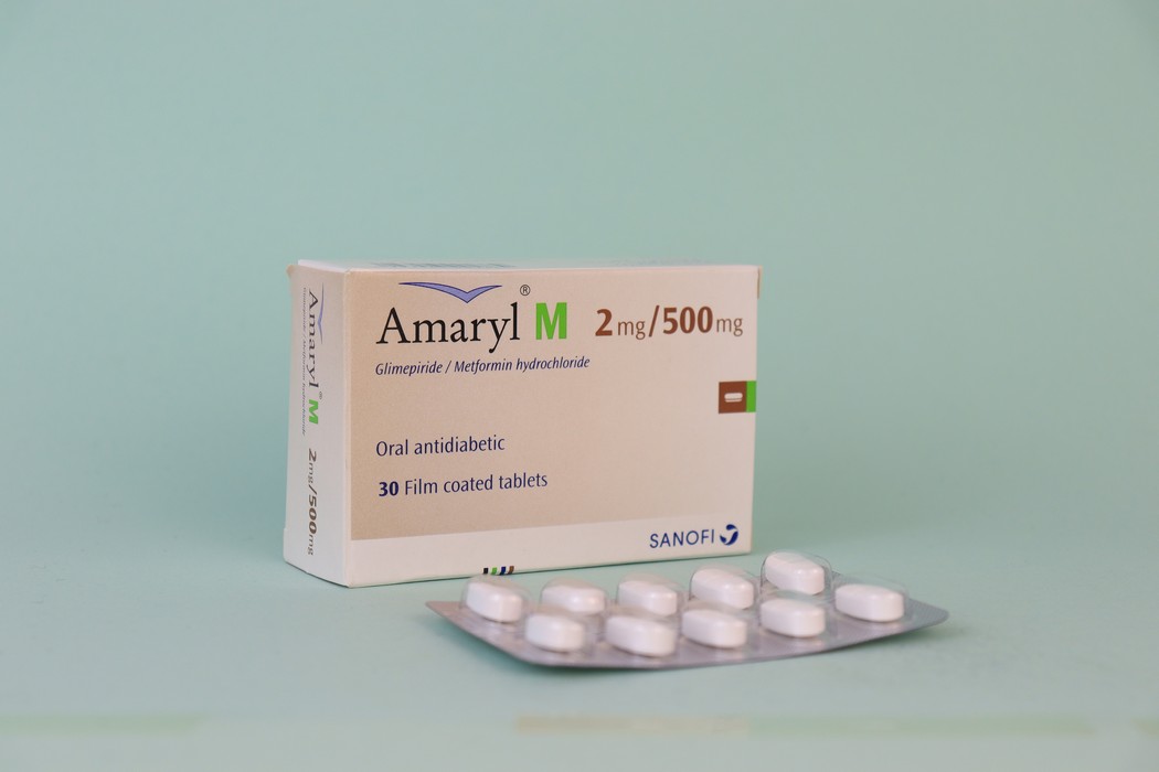 Амарил М 2 мг/500 мг 30 таблеток