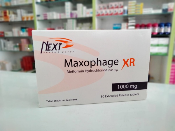 Максофаж XR 1000 мг 30 таблеток 